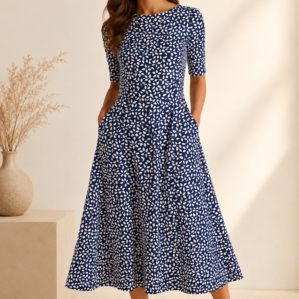 Charlotte | Coastal Bloom Dress