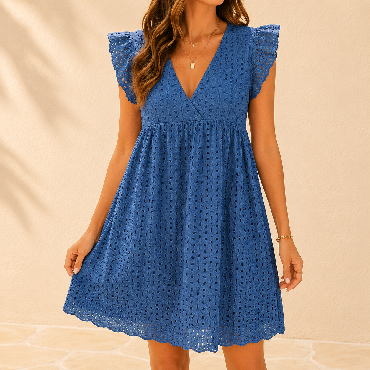 Maddalena | Eyelet Summer Dress