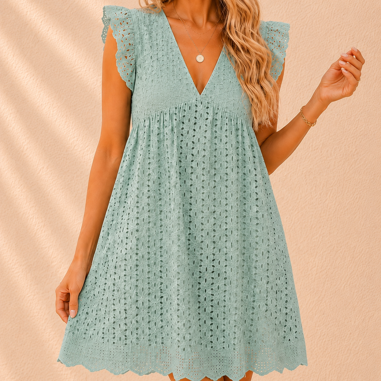 Maddalena | Eyelet Summer Dress