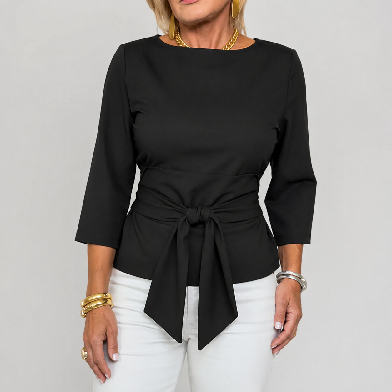 Daria | Tie Waist Flattering Top